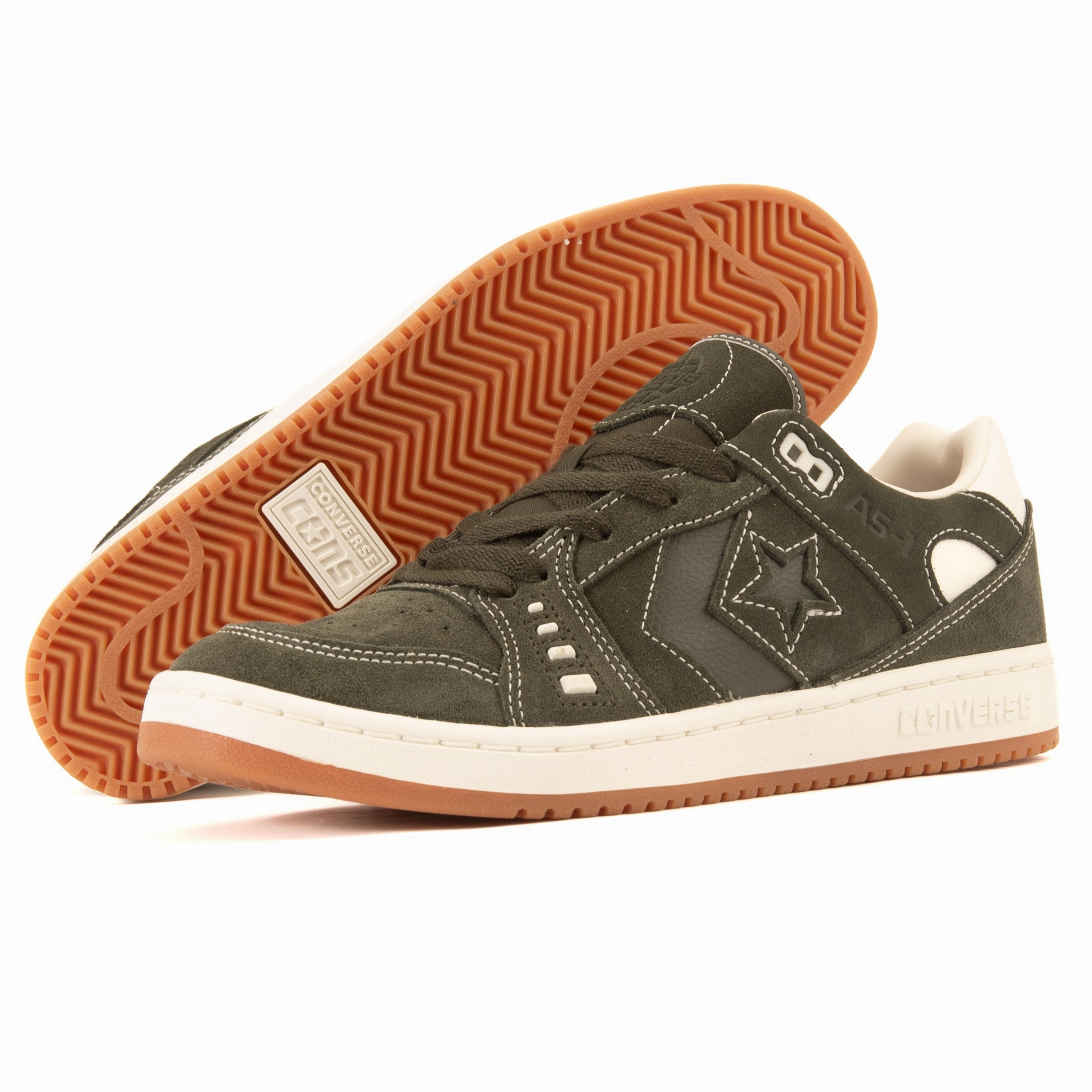 CONS - AS-1 Alexis Sablone Pro Ox (Forest Shelter/Egret/Gum) tassel - decorated running gear