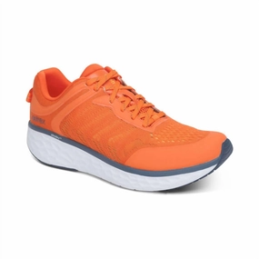 Casual Ease Men's Chase Sneaker In Orange