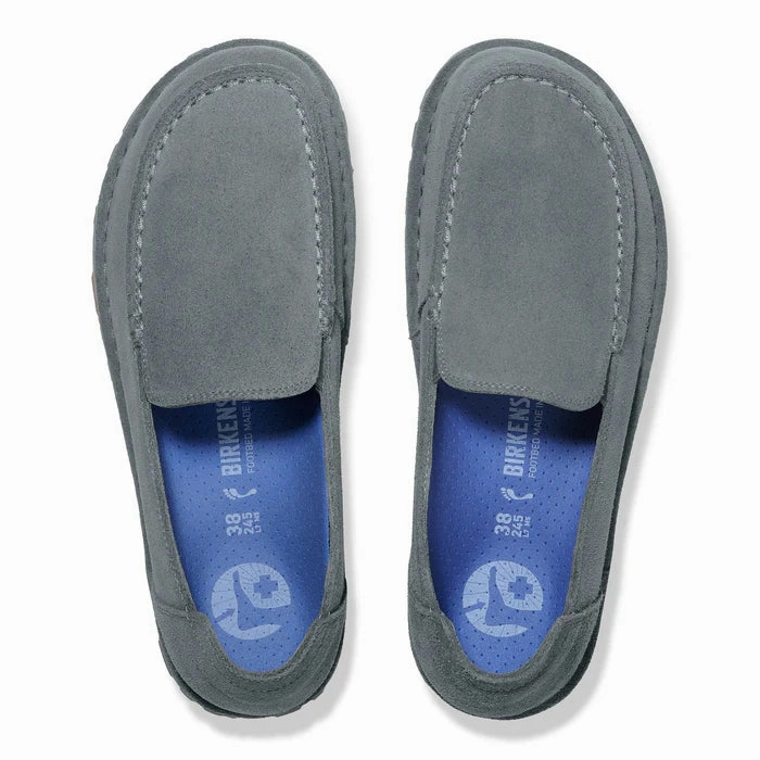 Slip Entry Port Walk Birkenstock Women's Utti Slip On Loafer in Basalt Grey