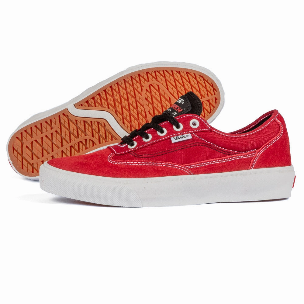 Vans - Curren Caples (Red/White) running for fun shoes leisure - time shoes