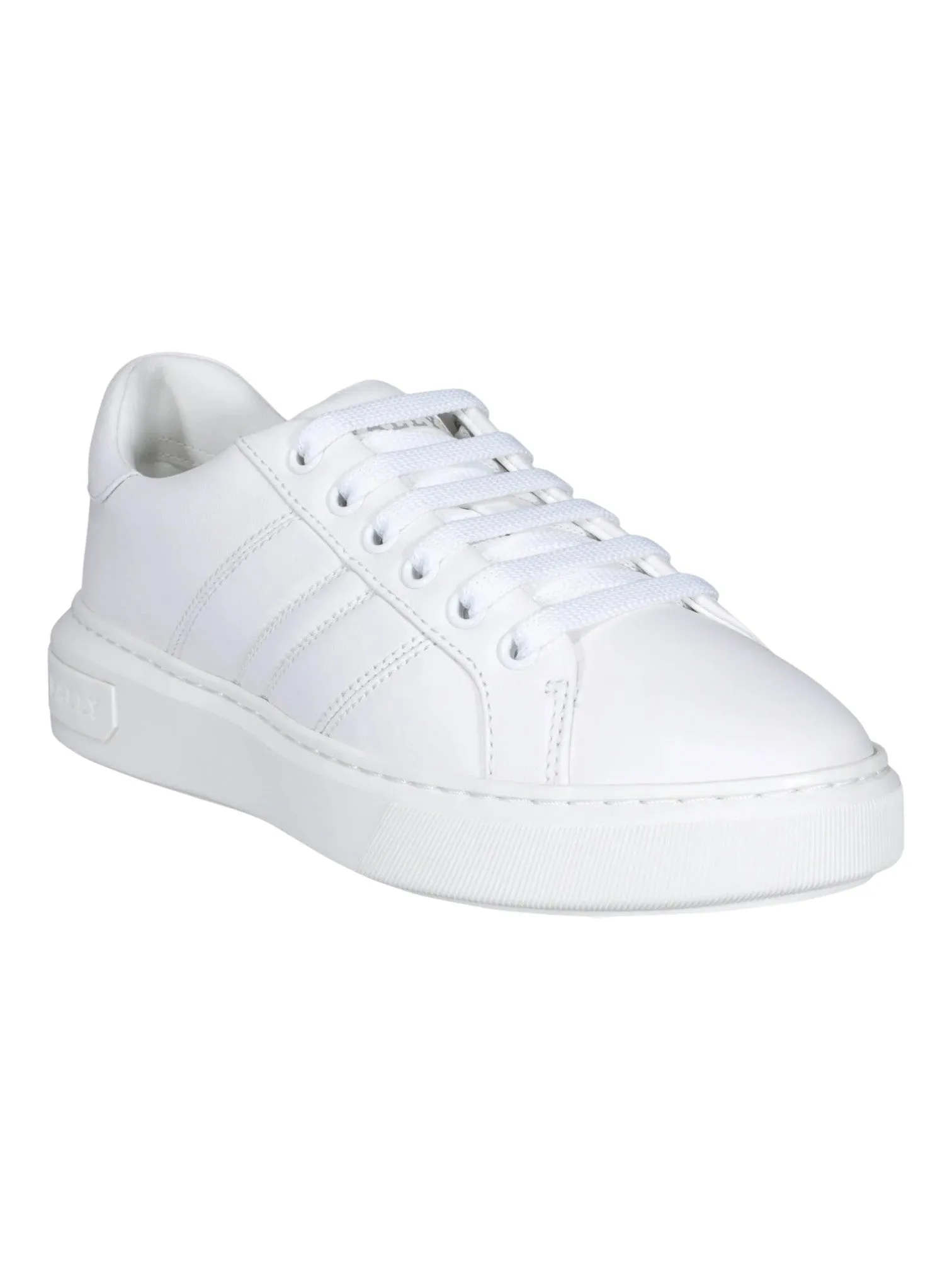 Every Season Ventilation Panels Bally Mandye 6238693 Women's White Calf Plain Sneakers