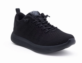 Men's Belmont Sneaker In Jet Merino Wool Heat Dissipating Design All-weather look