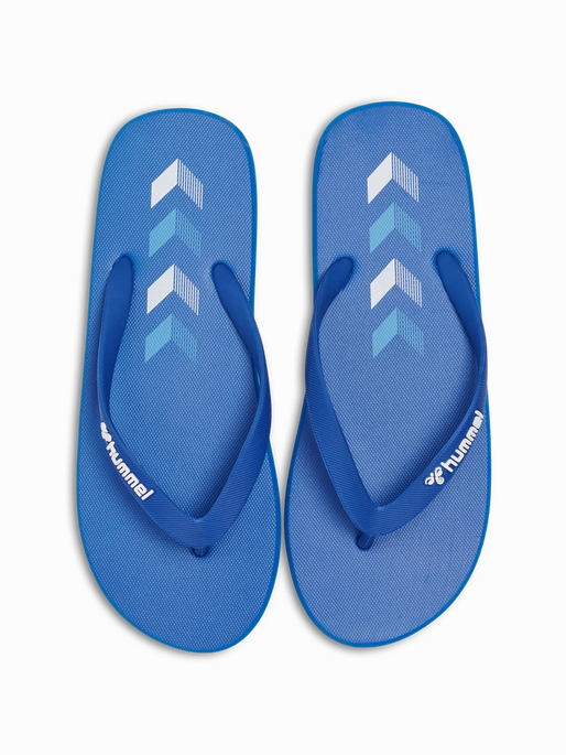 Enhanced Traction Pattern Comfortable Tongue Hummel Men's Chevron Flip Flops