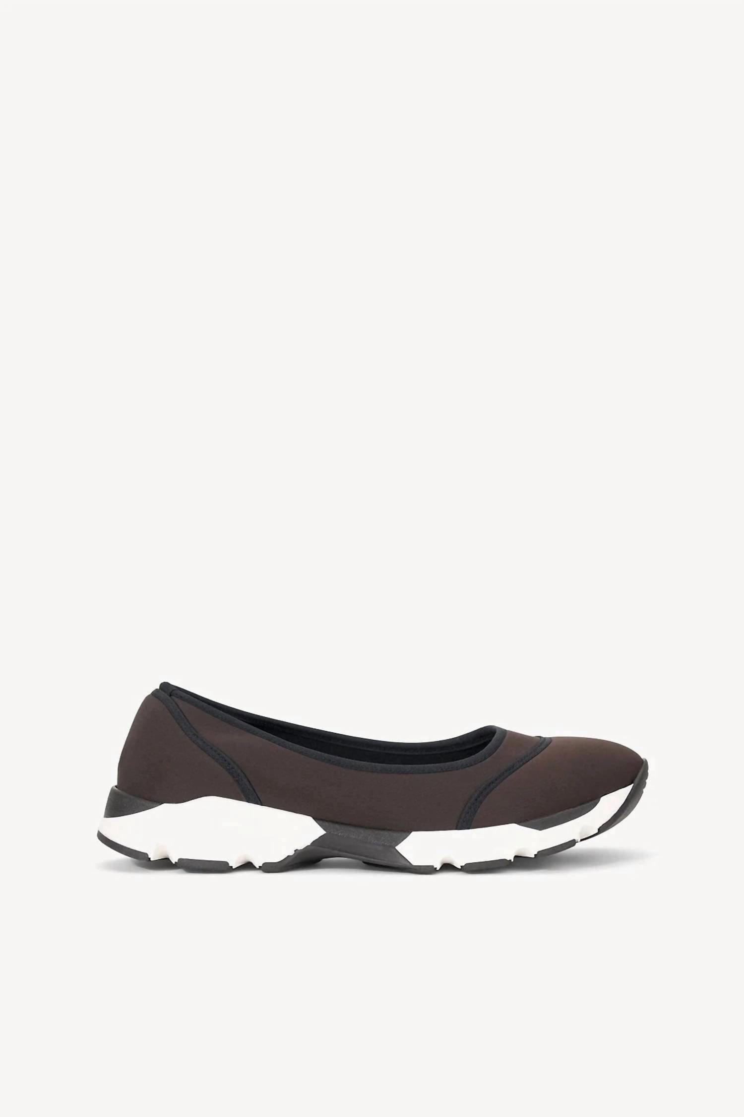 Women's Gino Ballet Glide In Espresso/black Dynamic Fit System