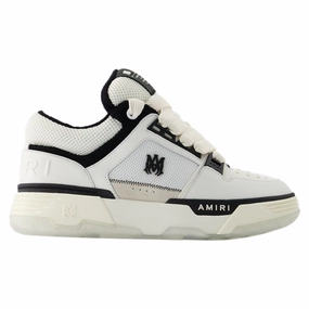 Ma-1 Sneakers - Amiri - Leather - White/Black Quick Movement