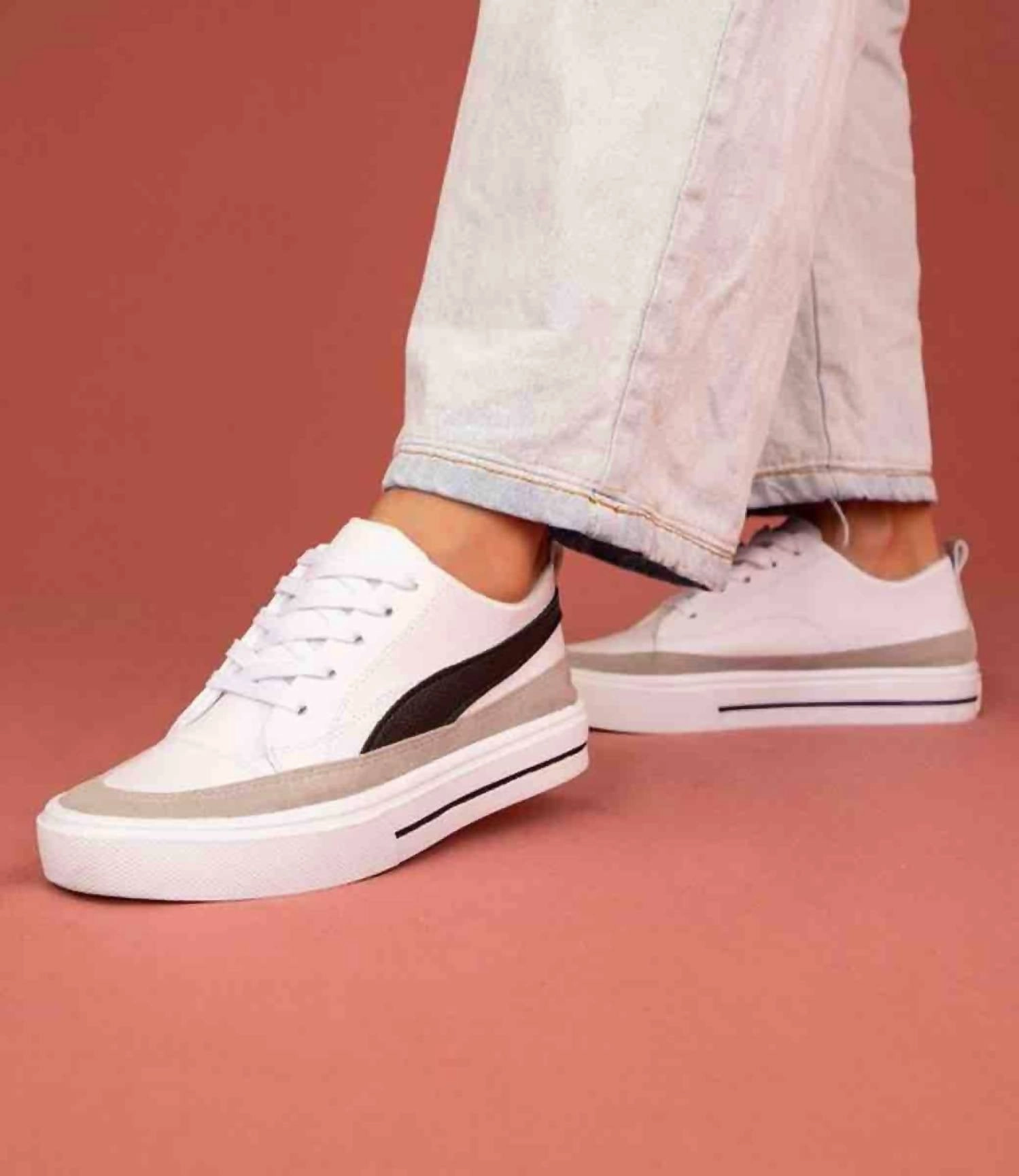 Impact Diffusing Plate Maco Sneaker In Black/gray