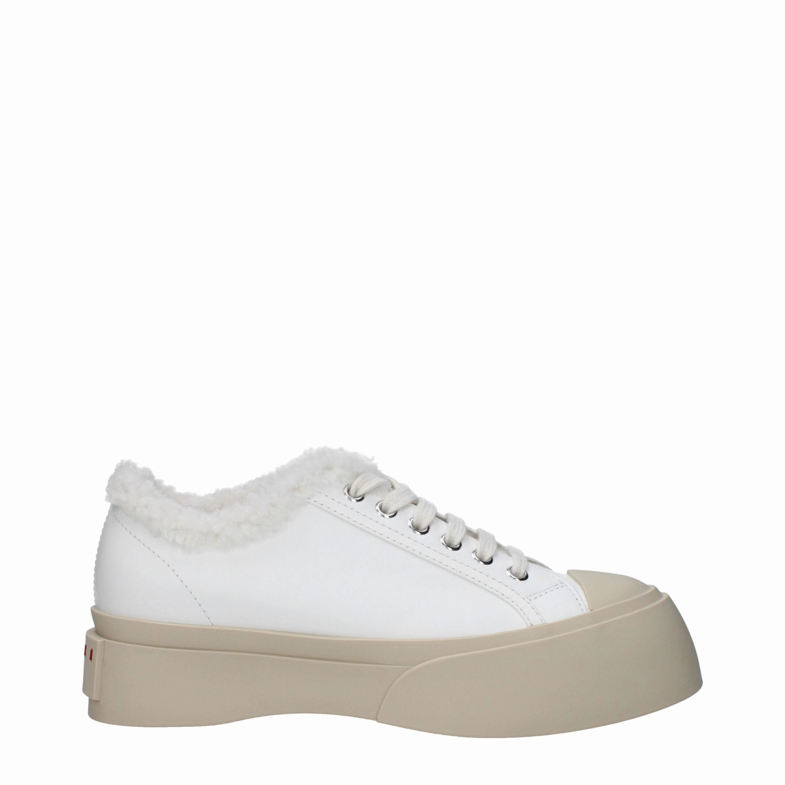 Marni Leather Women's Sneakers Flex Zones Multi Directional Flex Grooves