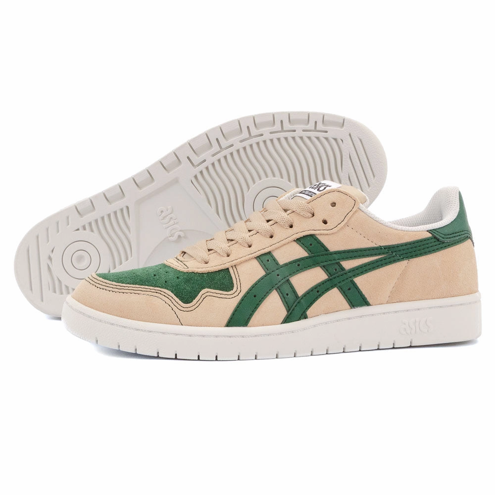 Asics - Japan Pro (Wood Crepe/Evergreen) Aerobic Support jogging shoes