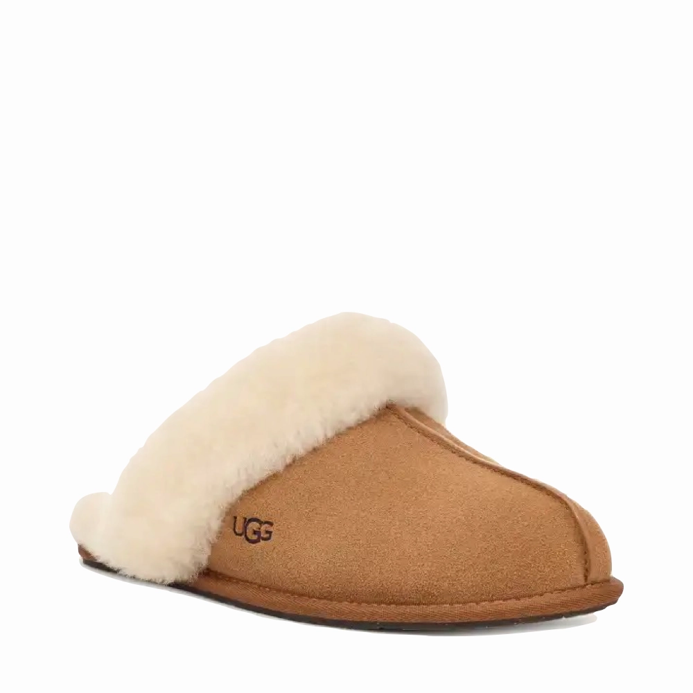 UGG Women's Scuffette II Slipper in Chestnut Walk in Style Chill Essential