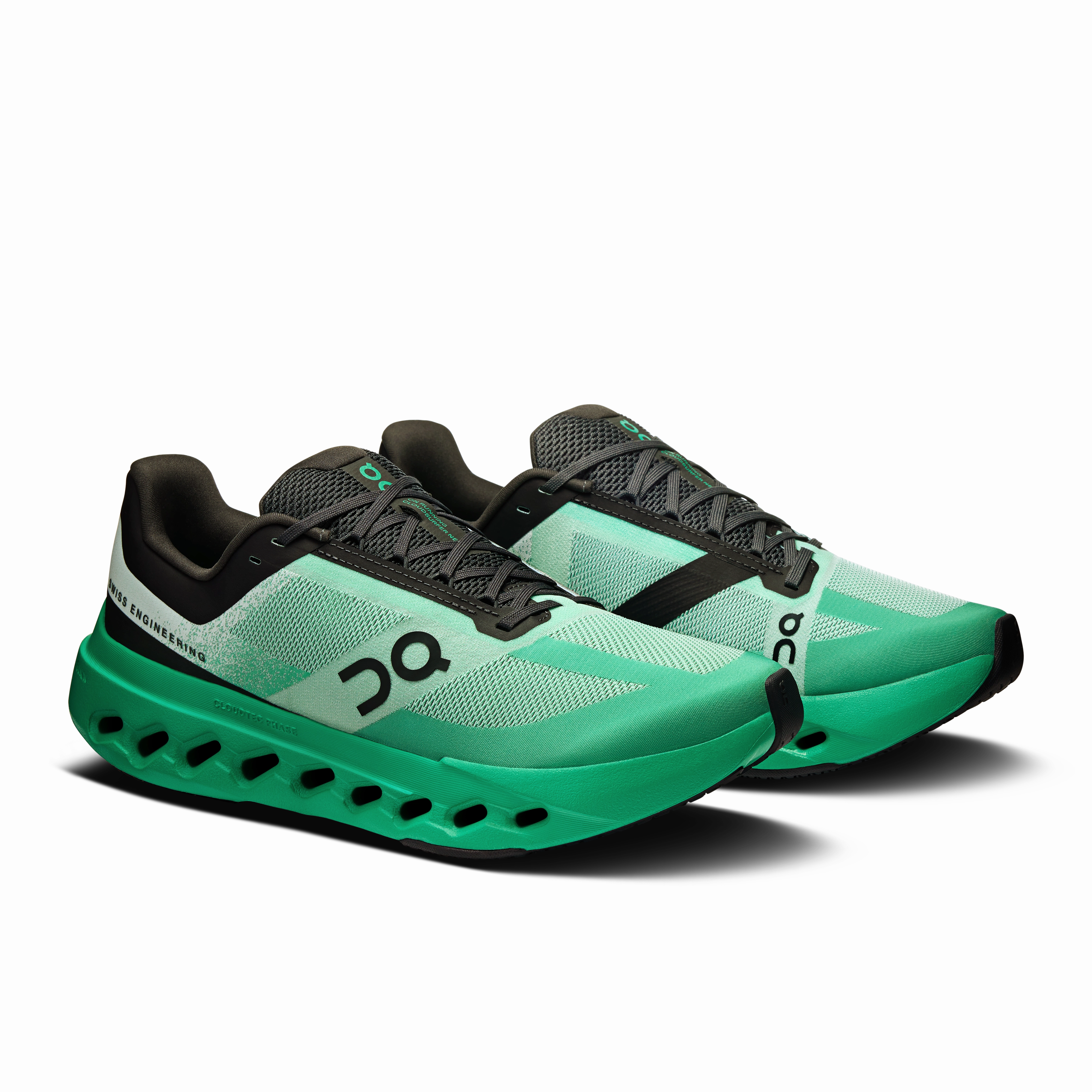 Foot Comfort Comfortable ankle support On Running Men's Cloudsurfer Next Shoes - Mint / Black