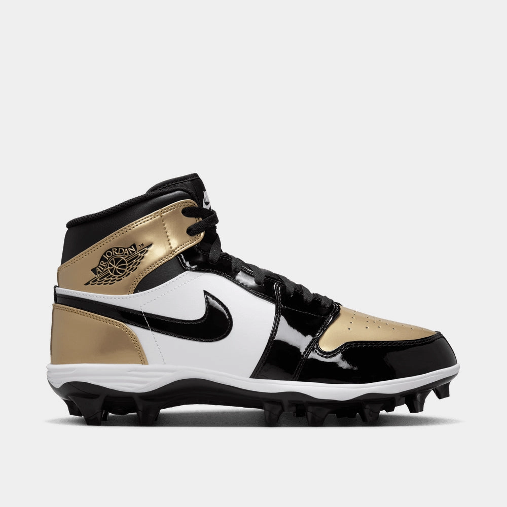 Toe Alignment Men's Jordan 1 Mid TD Football Cleats