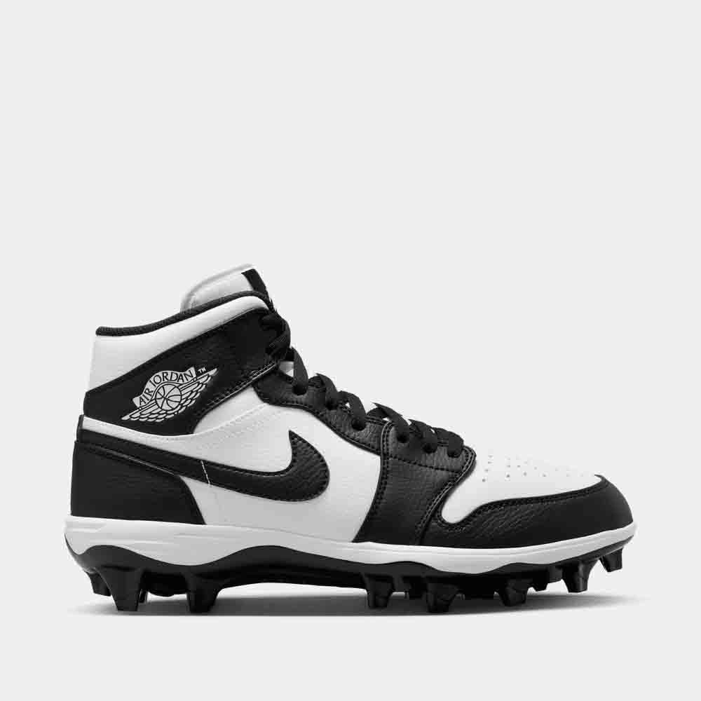 Men's Jordan 1 Mid TD Football Cleats Wide Movement Responsive Base