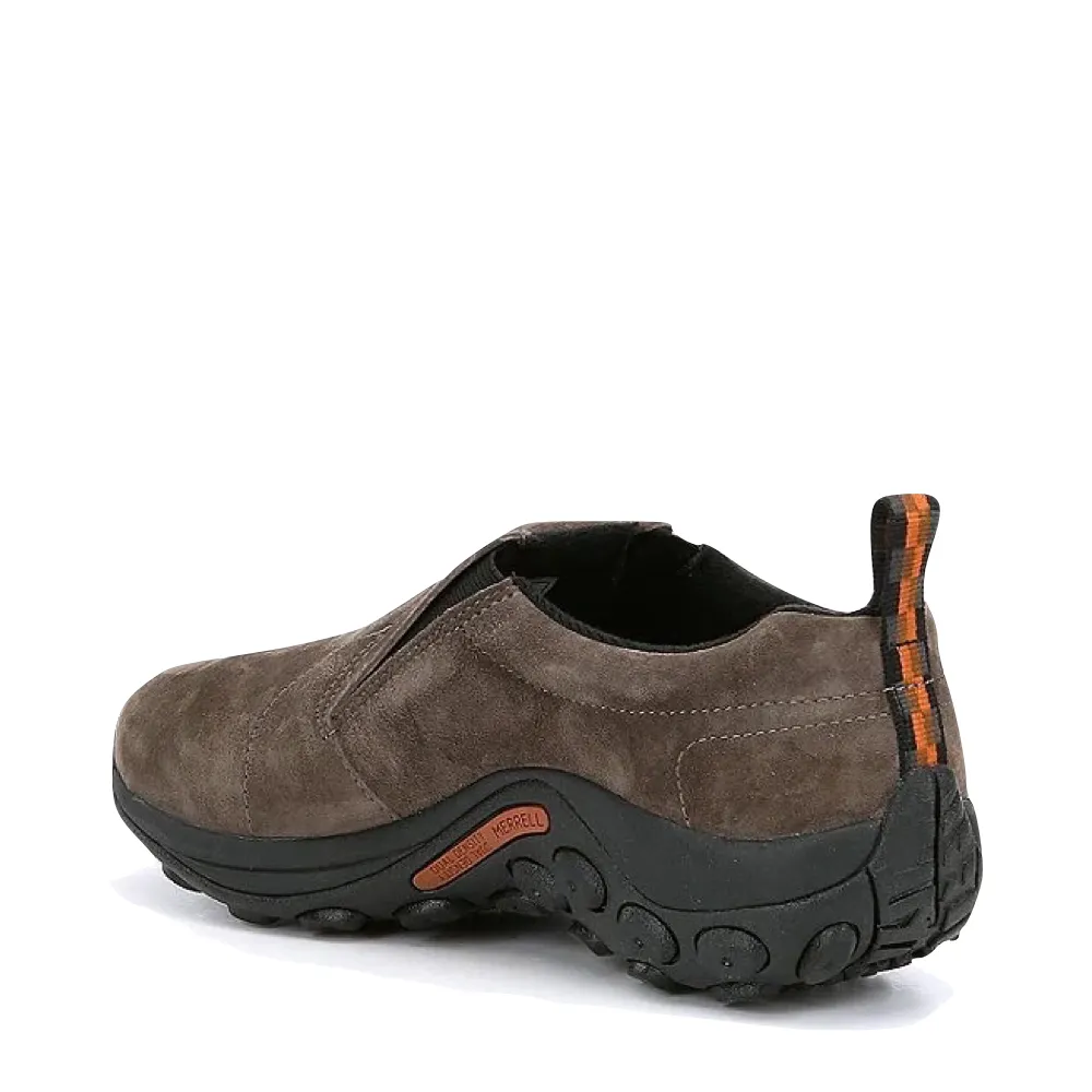 Merrell Men's Jungle Moc Pigskin Nubuck Slip On WIDE WIDTH in Gunsmoke Dynamic Fit Air Flow