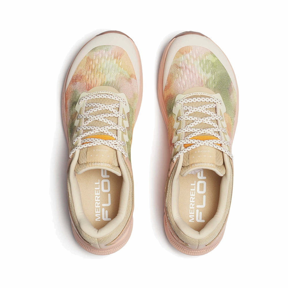 Merrell Women's Antora 4 Bliss Sneaker in Powder Vacation Style