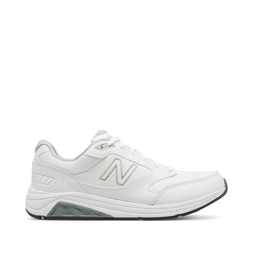 New Balance Men's 928v3 Leather Sneaker in White Ridge Hike