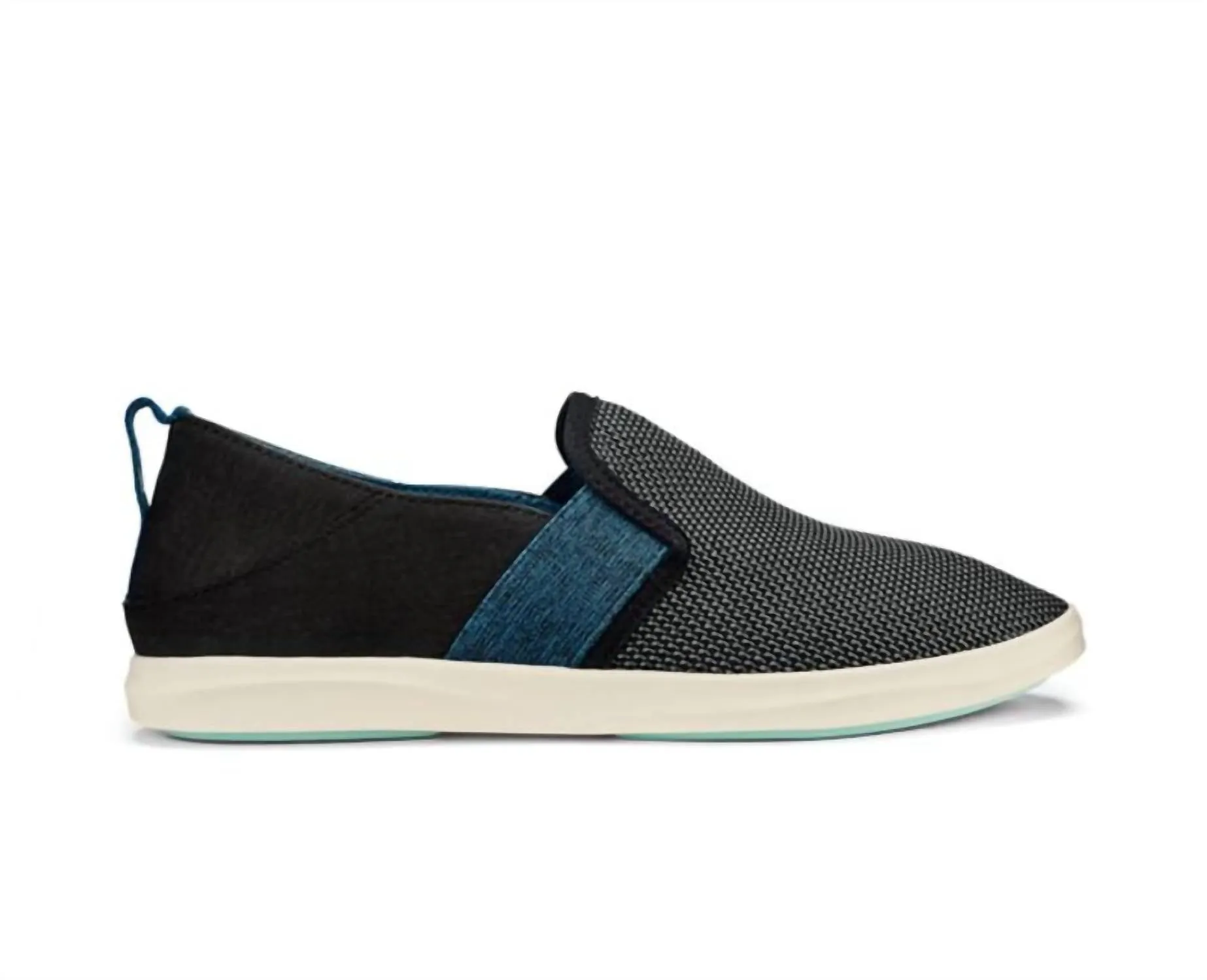 Women's Hale'iwa Sneaker In Black/teal Outdoor Day Anti Pressure Insole