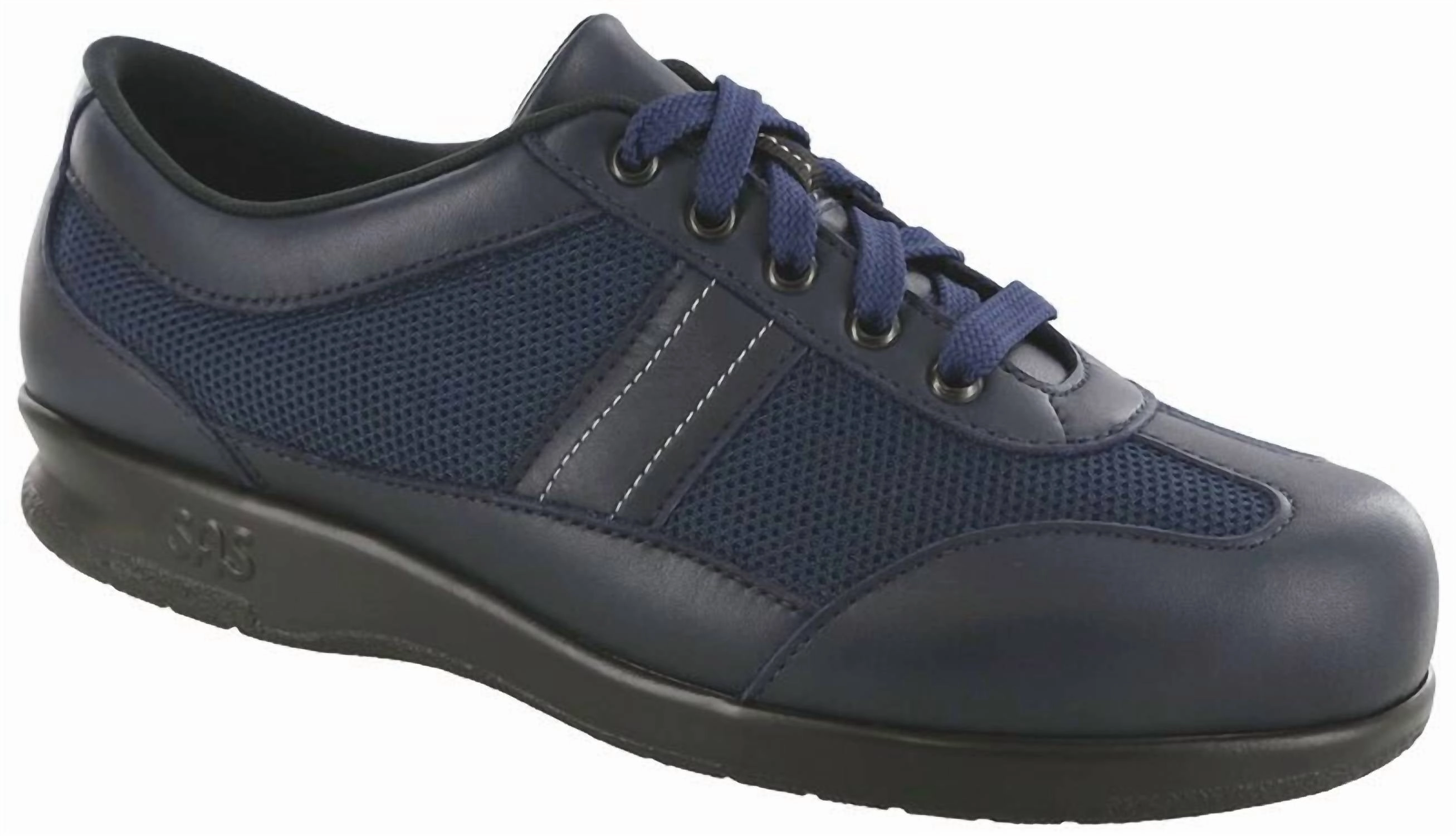 Women's Ft Mesh Walking Shoe In Navy Glossy Finish