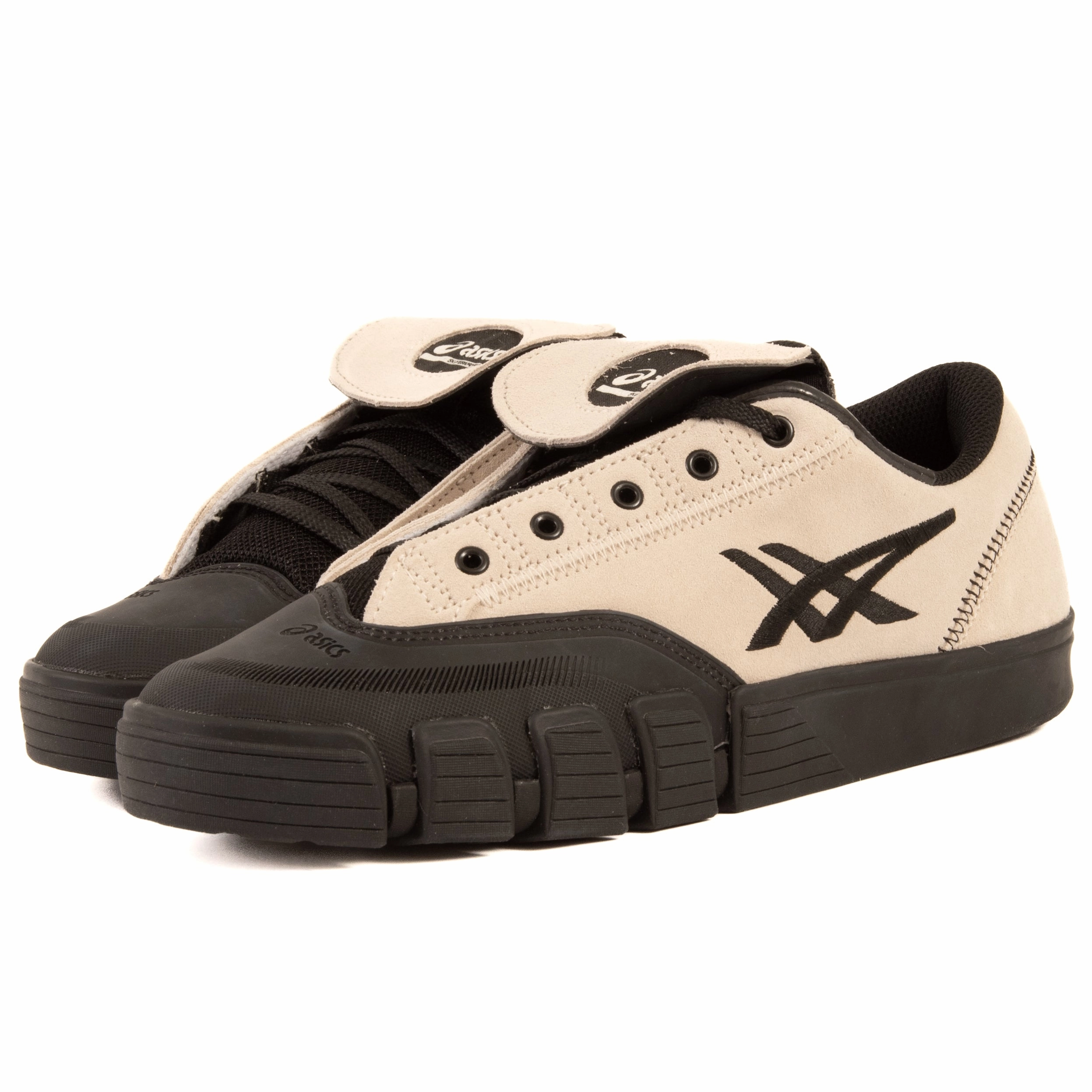 Durable Rubber Compound running on the beach Asics - Gel-Flexkee Pro 2.0 (Cream/Black)*SALE