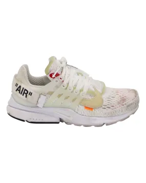 Snug Heel Lock Fit Hyperbolic Cushioning Nike Off-White x Air Presto Sneakers in White Synthetic