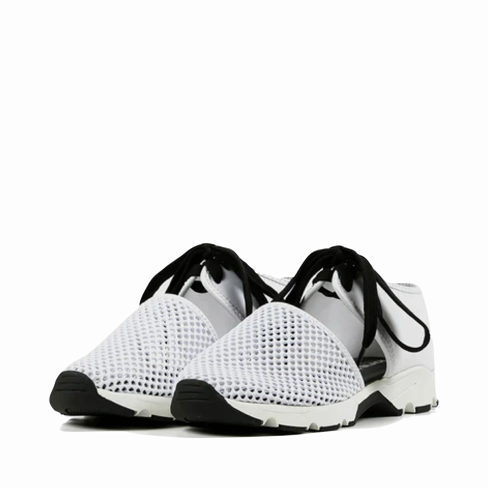Strike Hike Heavy Walk All Black Women's Amazing Mesh Sneaker in White
