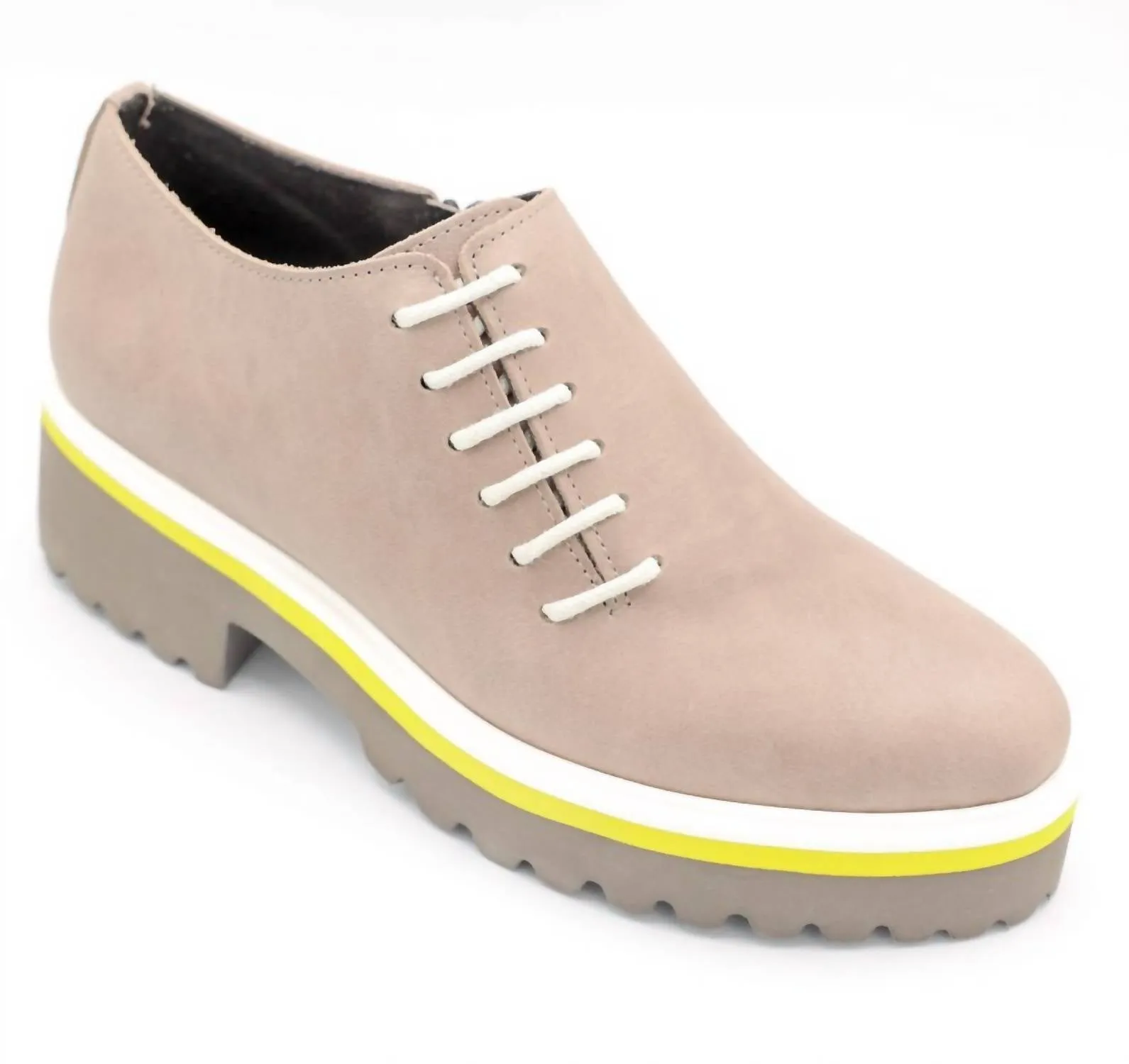 Dynamic Flex Neck Tidy look Women's Side Cord Shoes In Grey