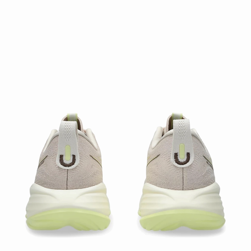 Work Wear Asics Women's Gel-Cumulus 27 Sneaker in Mineral Beige/Huddle Yellow