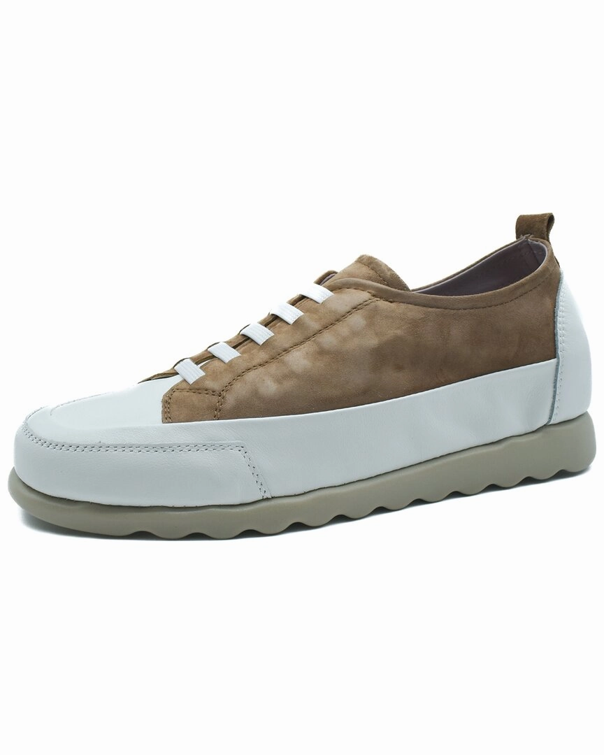 Fresh Walks Casual traction The Flexx Lena Leather & Suede Sneaker
