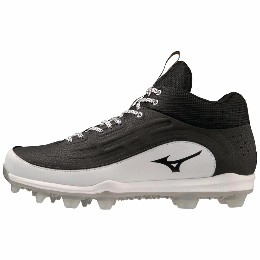 Mizuno Ambition 3 Mid TPU Men's Molded Baseball Cleat Slip   On Style morning workout shoes