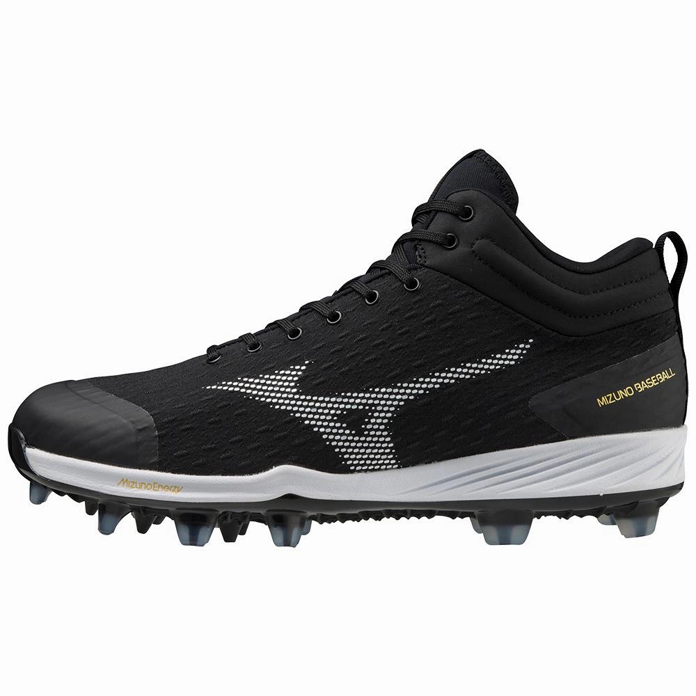Lace Up Mizuno Dominant 4 Mid TPU Men's Molded Baseball Cleat