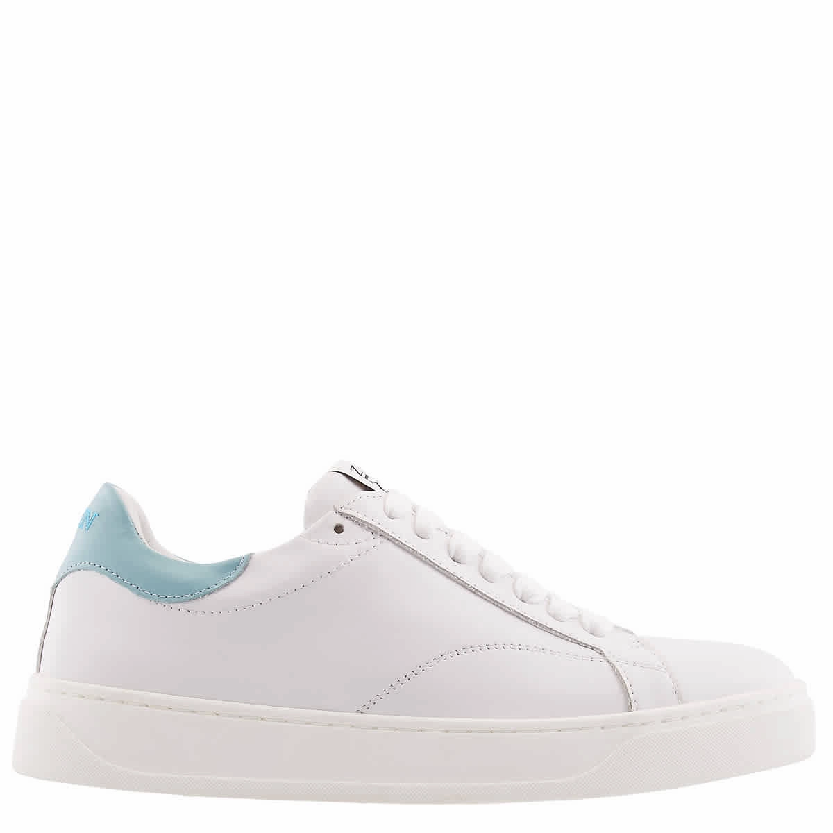 Cross Walk Stylish Wear Lanvin DDB0 Leather Low-Top Sneakers