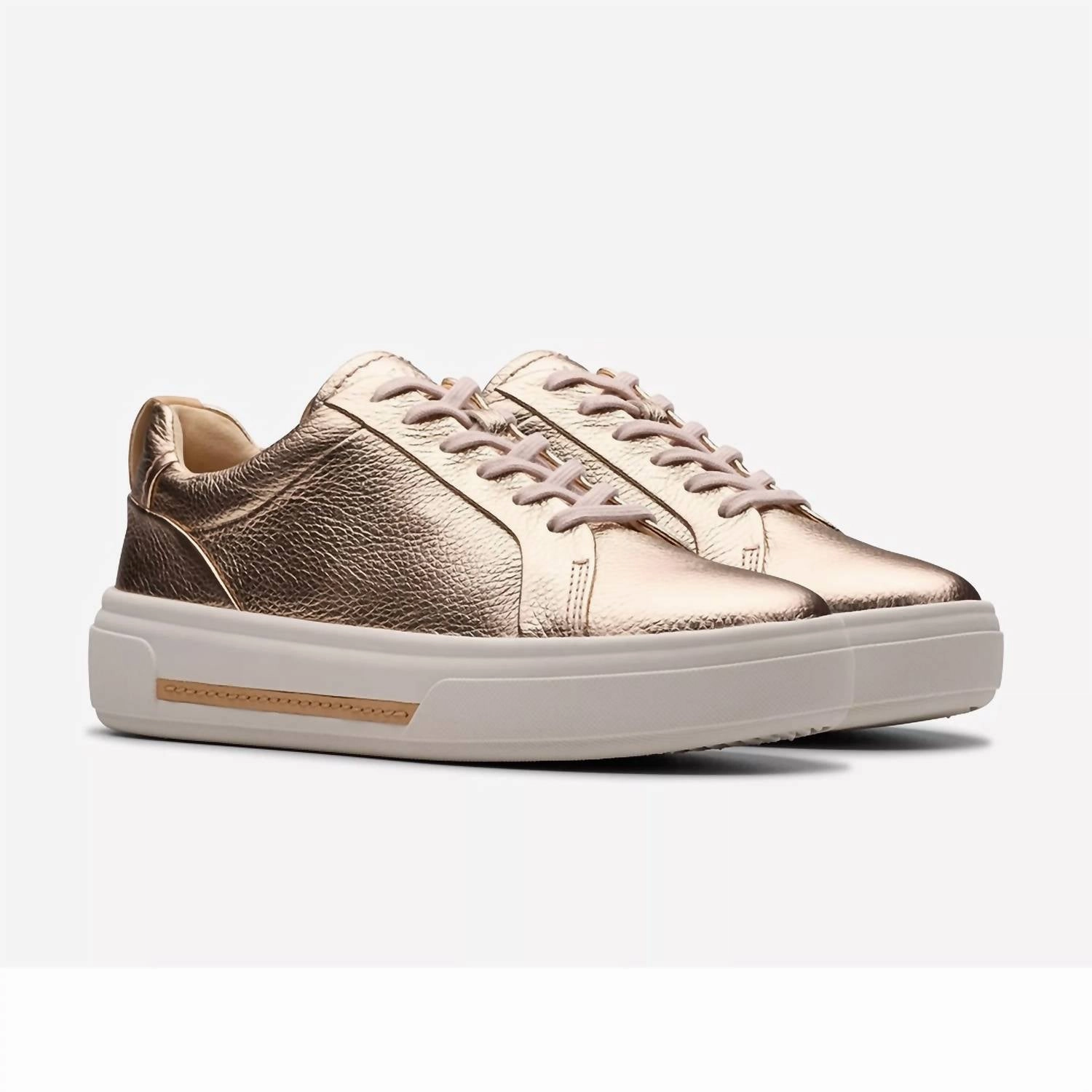Bold colors Hollyhock Walk Casual Sneaker In Copper Metallic
