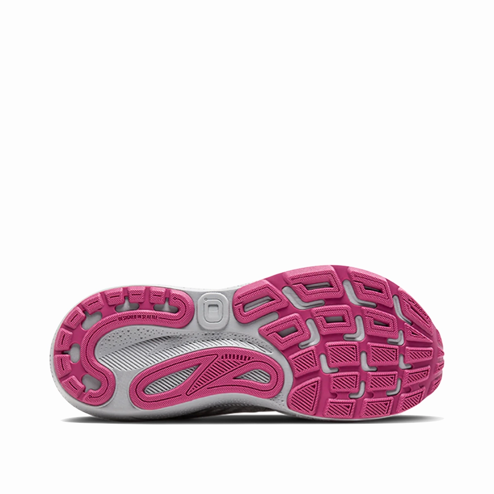 Brooks Women's Adrenaline GTS 24 Sneaker in Alloy/White/Zephyr Soft Material