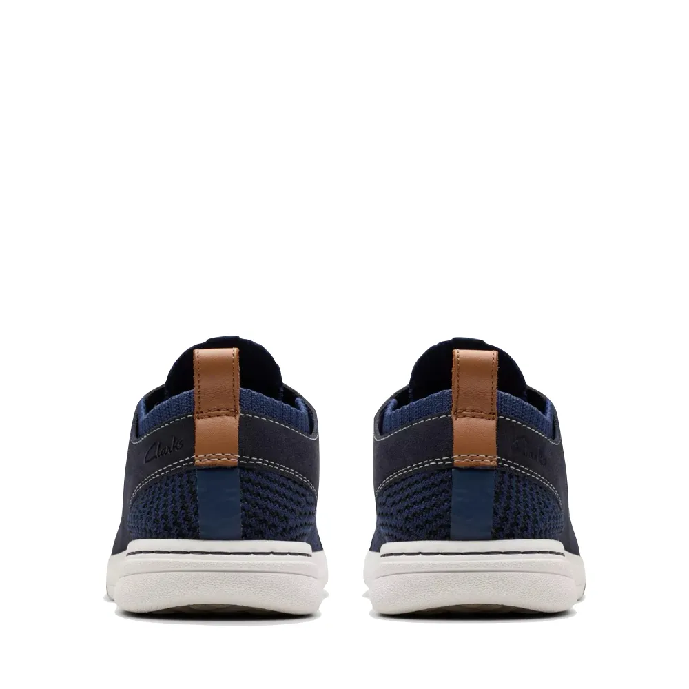 Shoe Fashion Clarks Men's Easeway Sport Sneaker in Navy Combination
