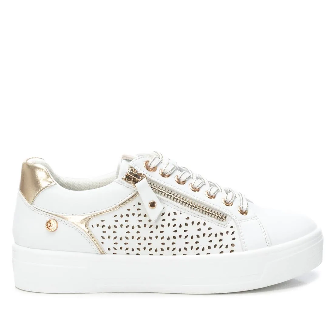 Cushioned Grip Lace   Up Style Women's Casual Sneakers By XTI