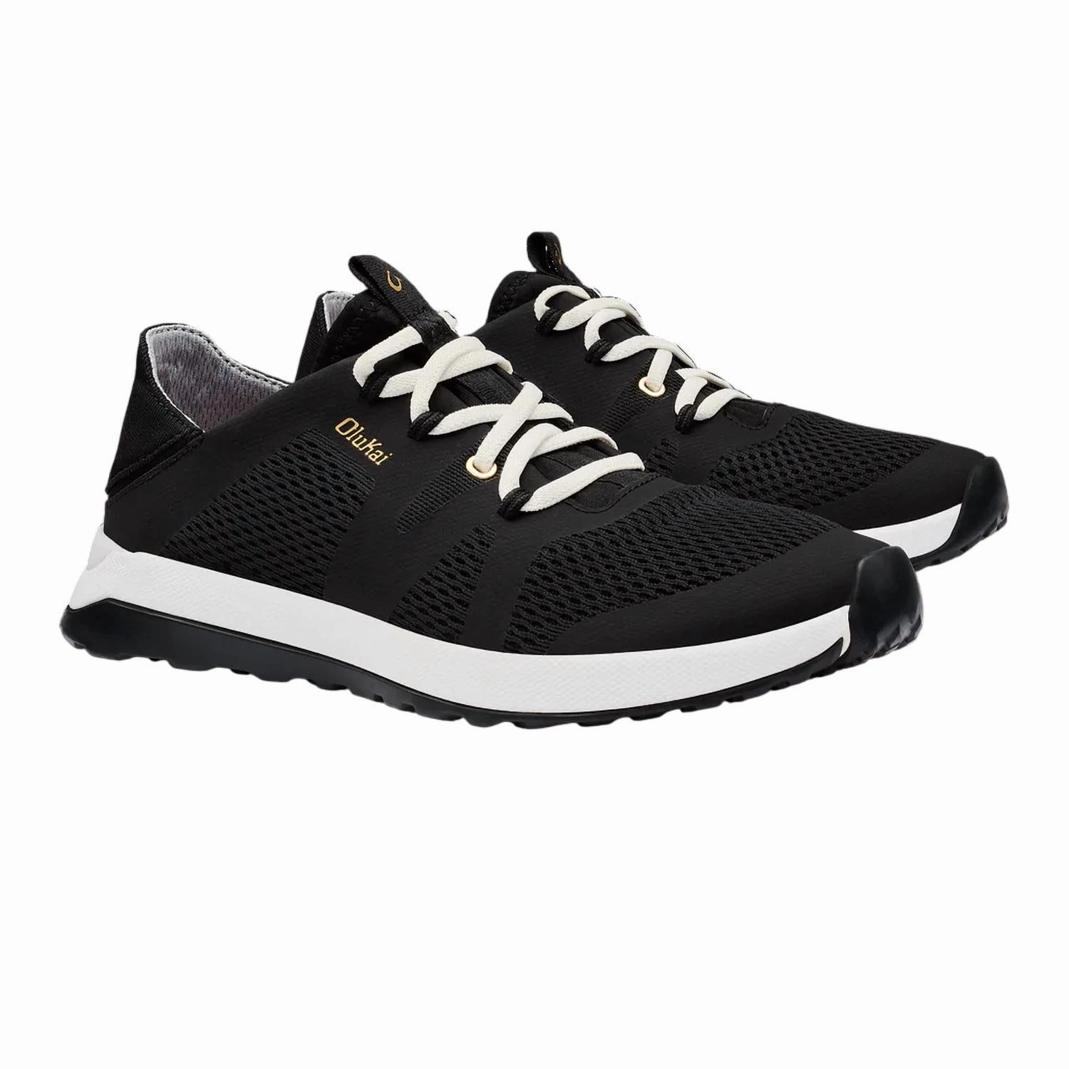 Women's Huia Athletic Sneaker In Black/black Cushioned Choice Morning Rush