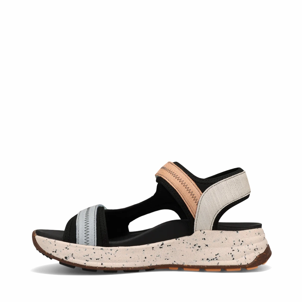 Daily Walk Stable Step Taos Women's Super Side Sandal in Retro Embossed Multi