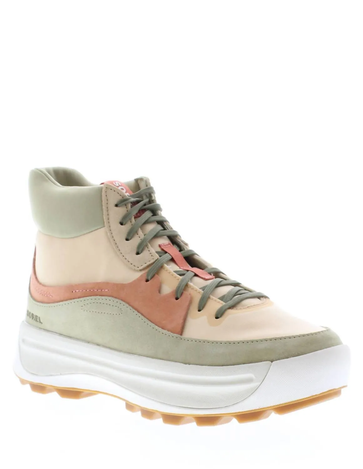Ona 503 Mid Sneaker In Nova Sand, Paradox Pink cool tones Foot alignment