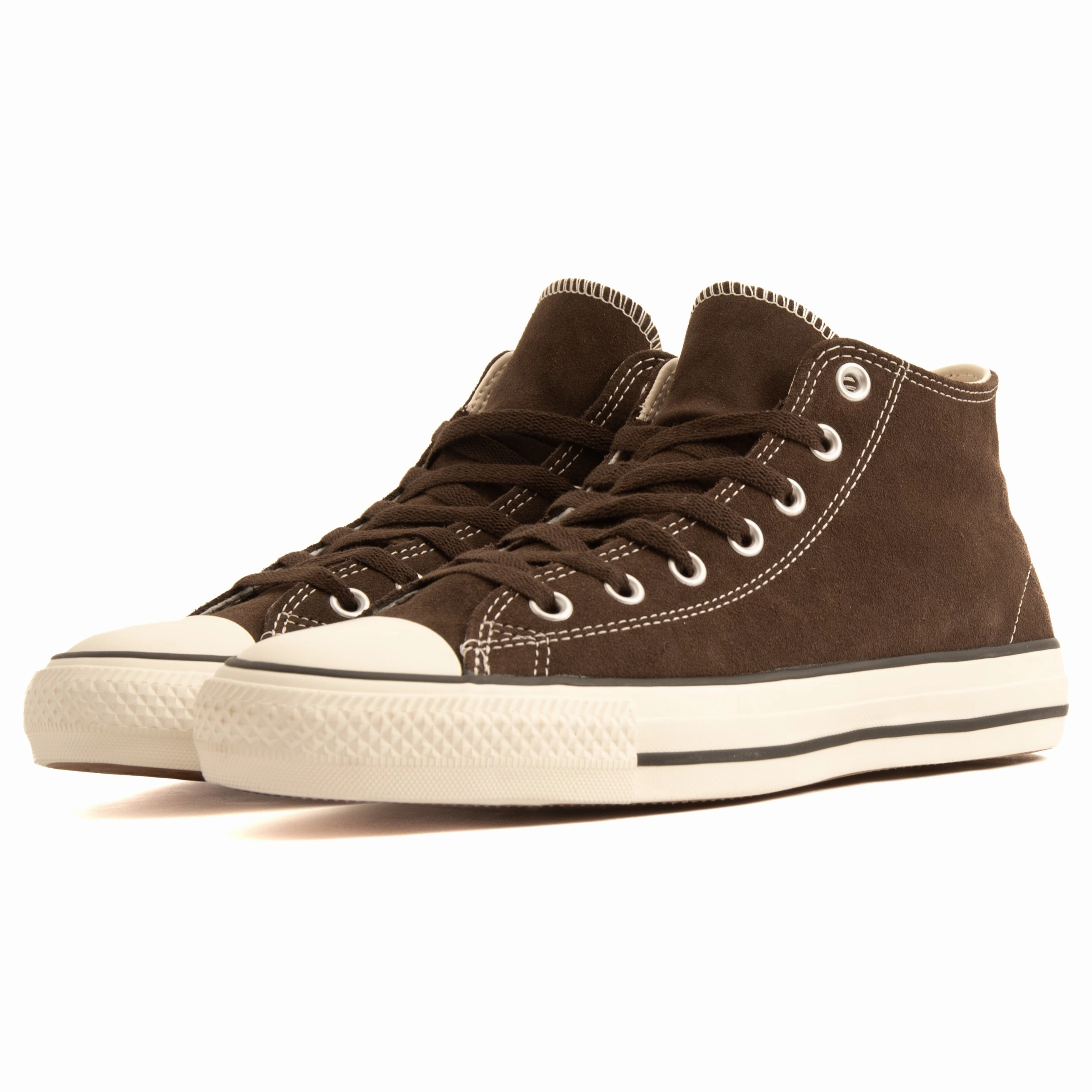 CONS - Chuck Taylor All Star Pro Mid (Fresh Brew/Egret/Black) Fluidride Orthotic Ready Footbed
