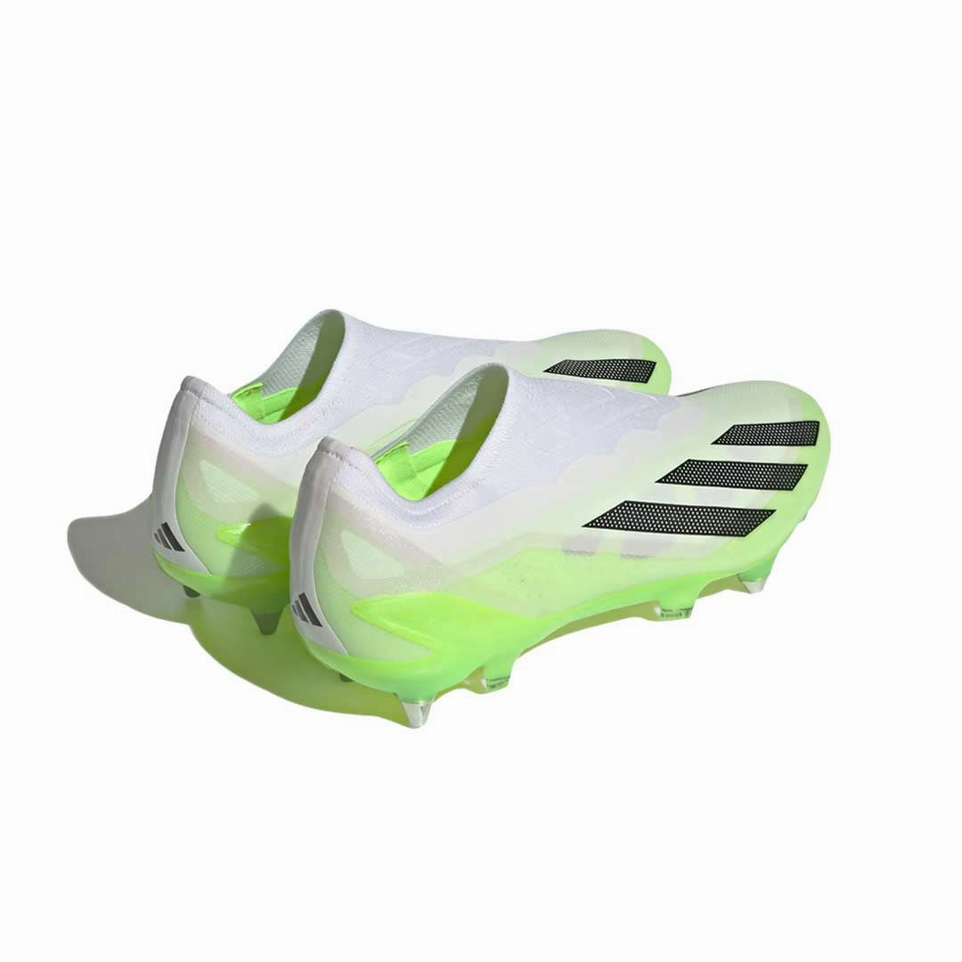 Compression Molded Core Traction Outsole adidas - Unisex X Crazyfast.1 Laceless Soft Ground Soccer Cleats (IE6637)