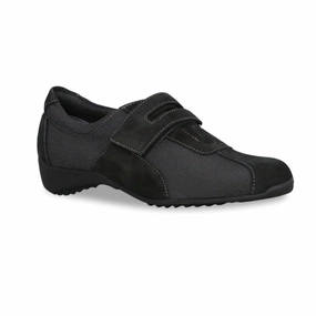 Airflow Channel Tech Women's Joliet Ii Sneaker In Black Fabric