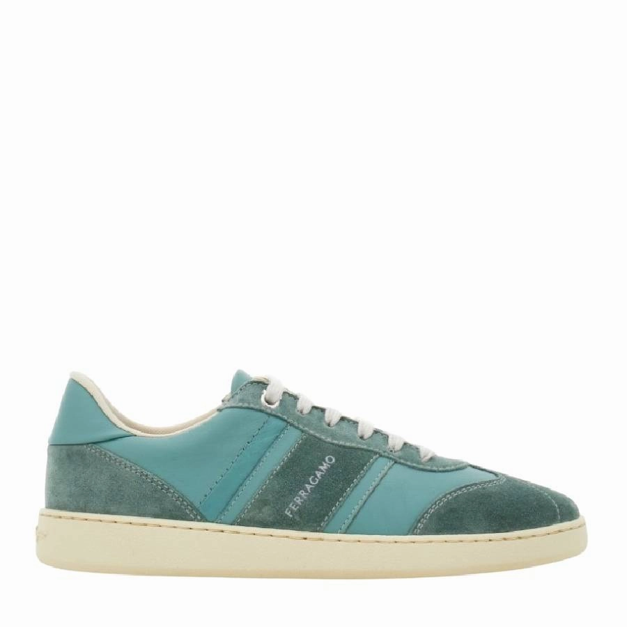 Ferragamo Debossed Logo Lace-Up Sneakers Summer Walks