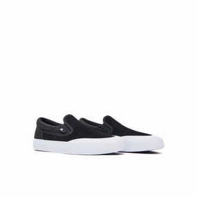 dry - climate shoes DC - Manual Slip-On RT S (Black/Black/White) *SALE