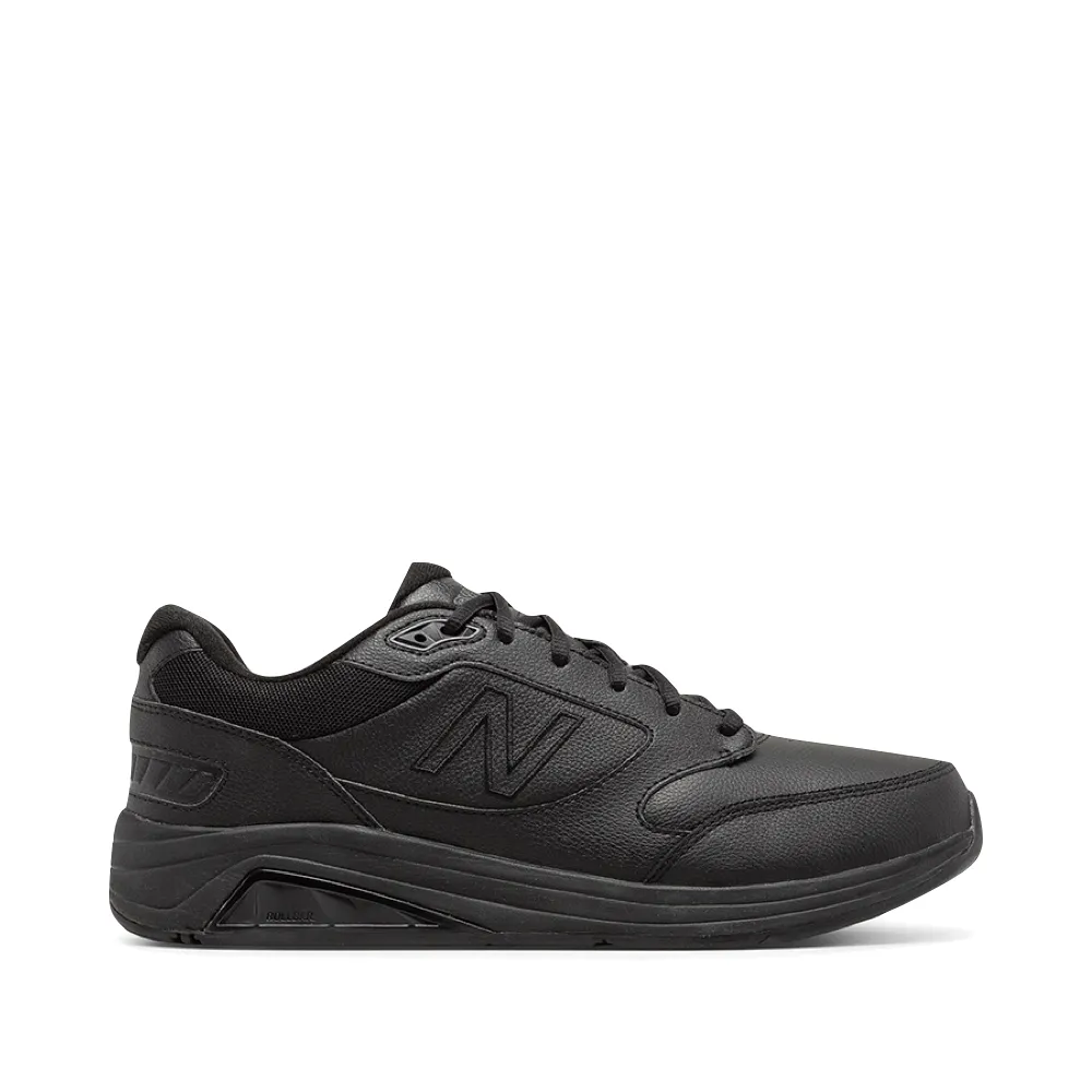 Daily Comfort Easy Movement New Balance Men's 928v3 Leather Sneaker in Black