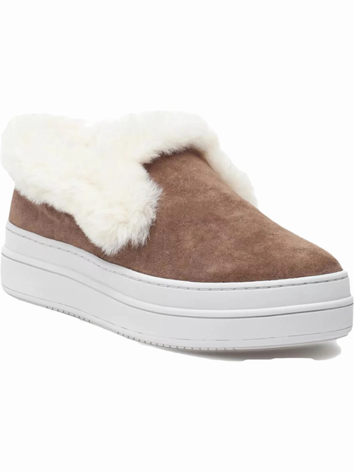 Neel Womens Suede Lifestyle Slip-On Sneakers Breathable mesh Active City