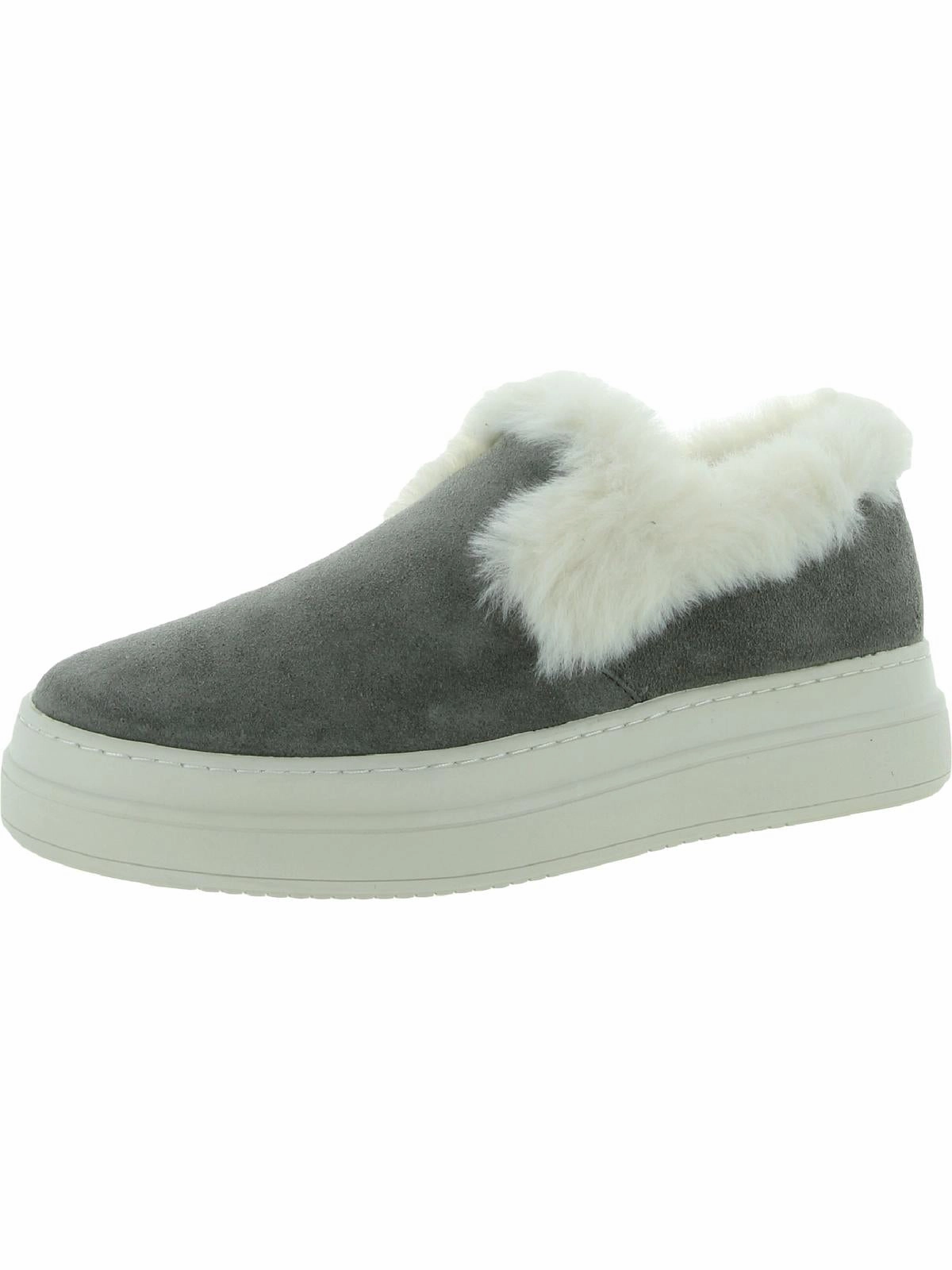 Easy Flex Neel Womens Suede Lifestyle Slip-On Sneakers