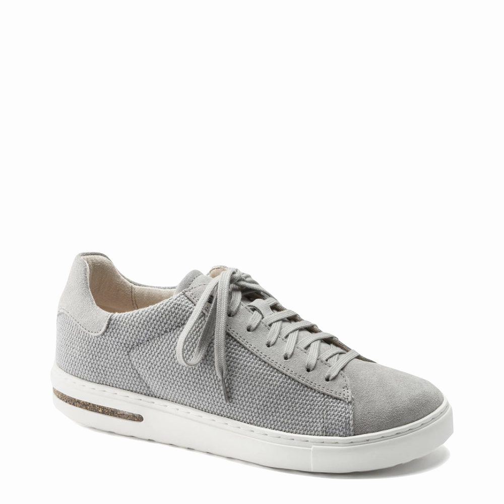 Multi Layer Insole Evening Out Birkenstock Women's Bend Canvas Lace Sneaker in Whale Gray