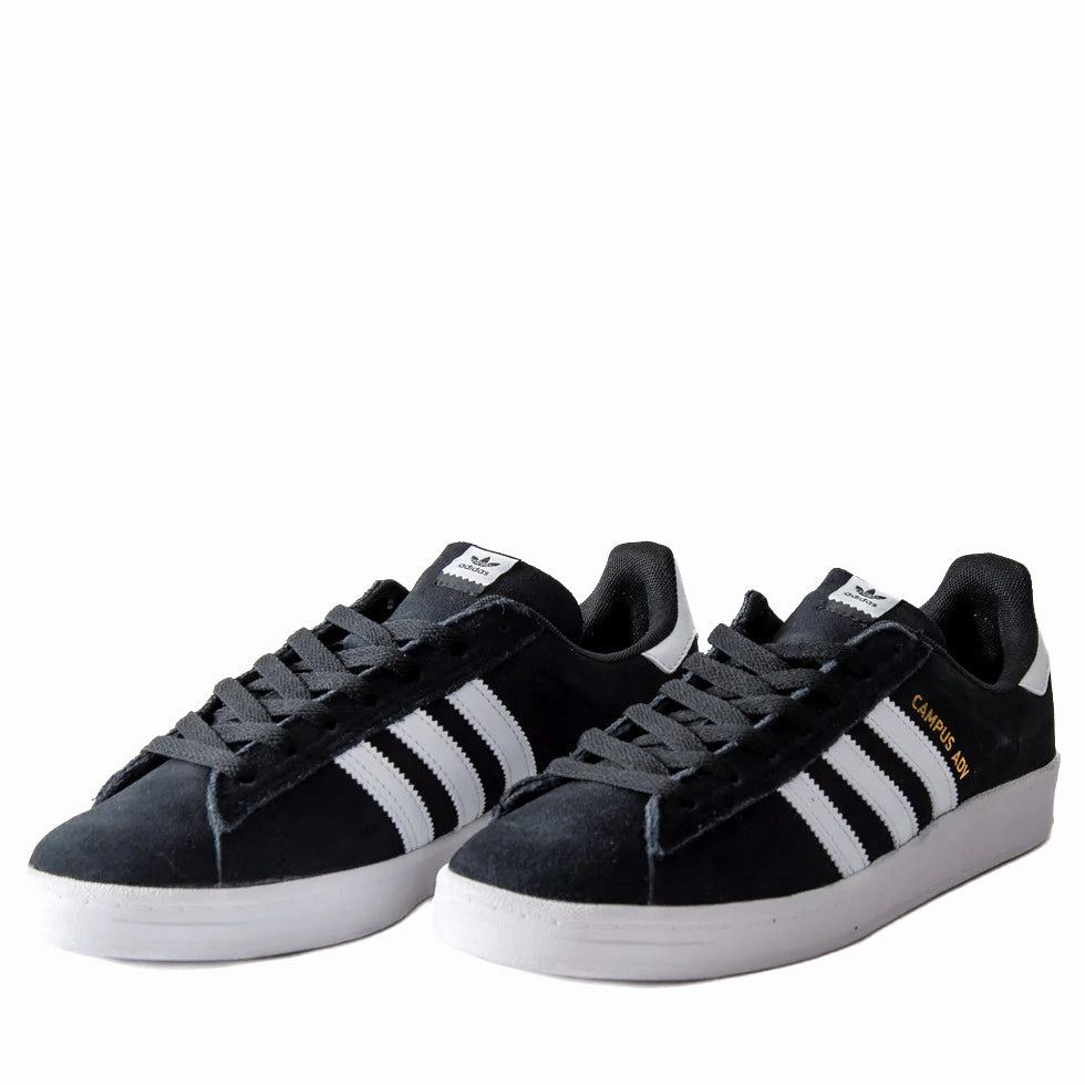 minimalist running style - focused Adidas - Campus ADV (Black/White/White) *SALE