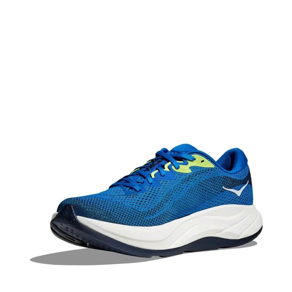 Foot Friendly Range Jog Hoka Men's Rincon 4 Sneaker in Electric Cobalt/Varsity Navy