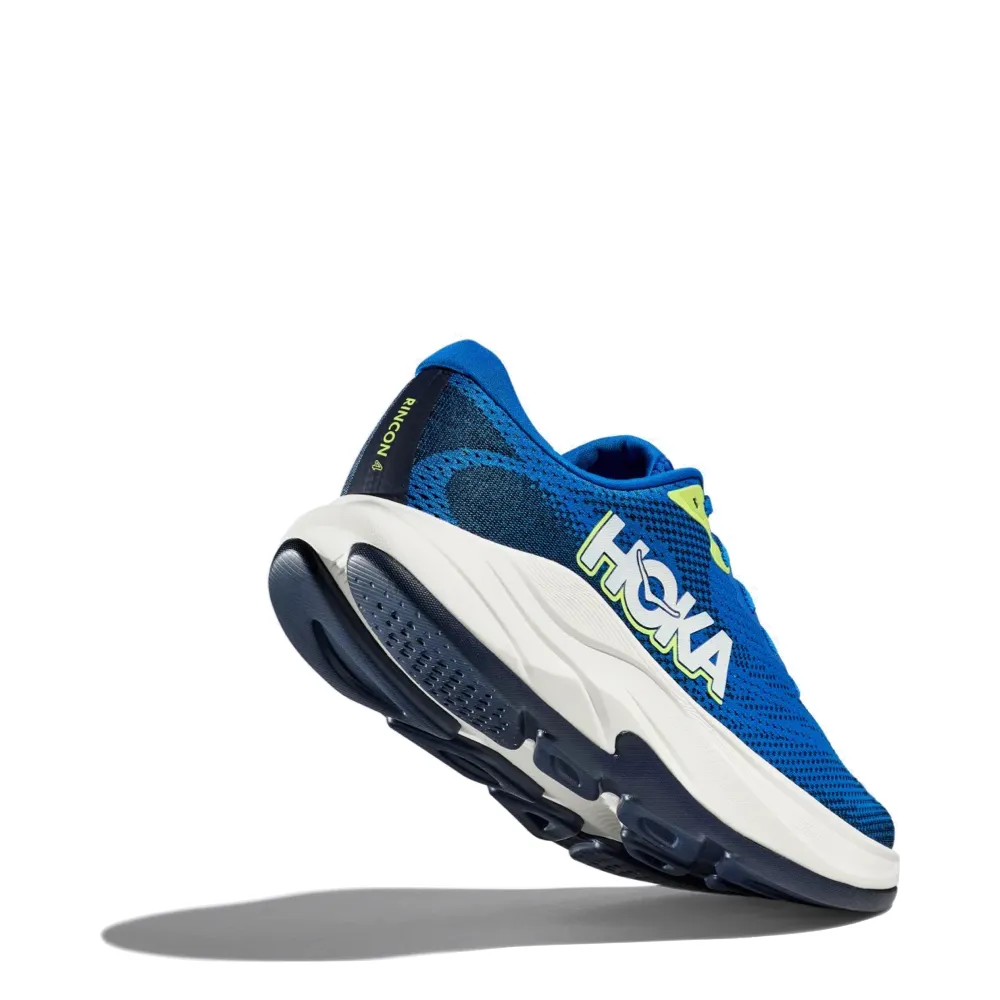 Soft   sole Hoka Men's Rincon 4 Sneaker in Electric Cobalt/Varsity Navy