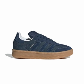 adidas - Men's Samba XLG Shoes (JQ7441) Timeless Use Auxetic Knit Fabric